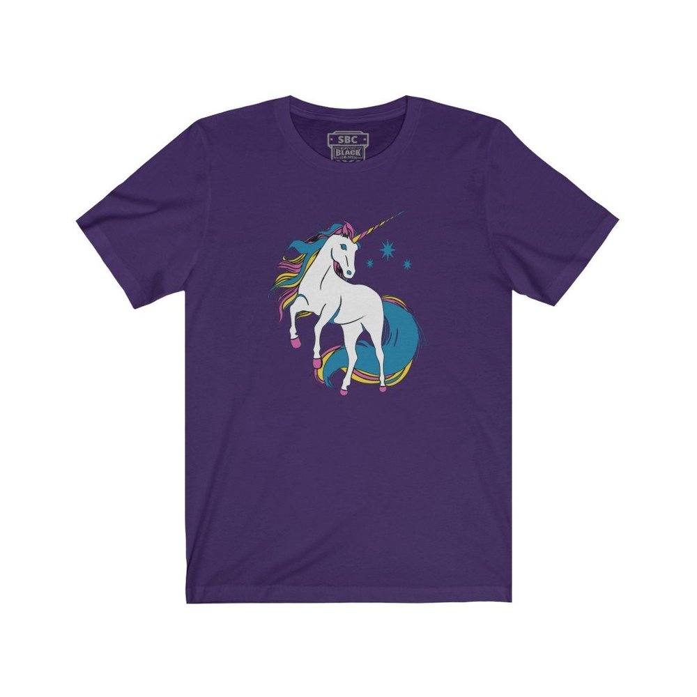 SBC Unicorn Magic Short Sleeve Navy Tee - Picture 6 of 8